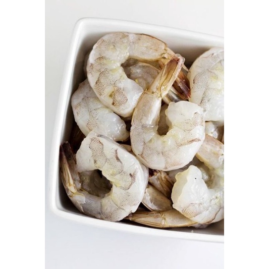

udang kupas matang bersih sisa ekornya yang belum dikupas 1kg