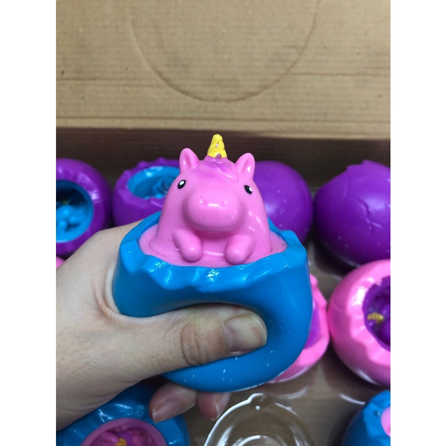 Mainan Pop it Squishy Dino Fidget Telur Dino Karet Silikon / Squishy Dino Fidget