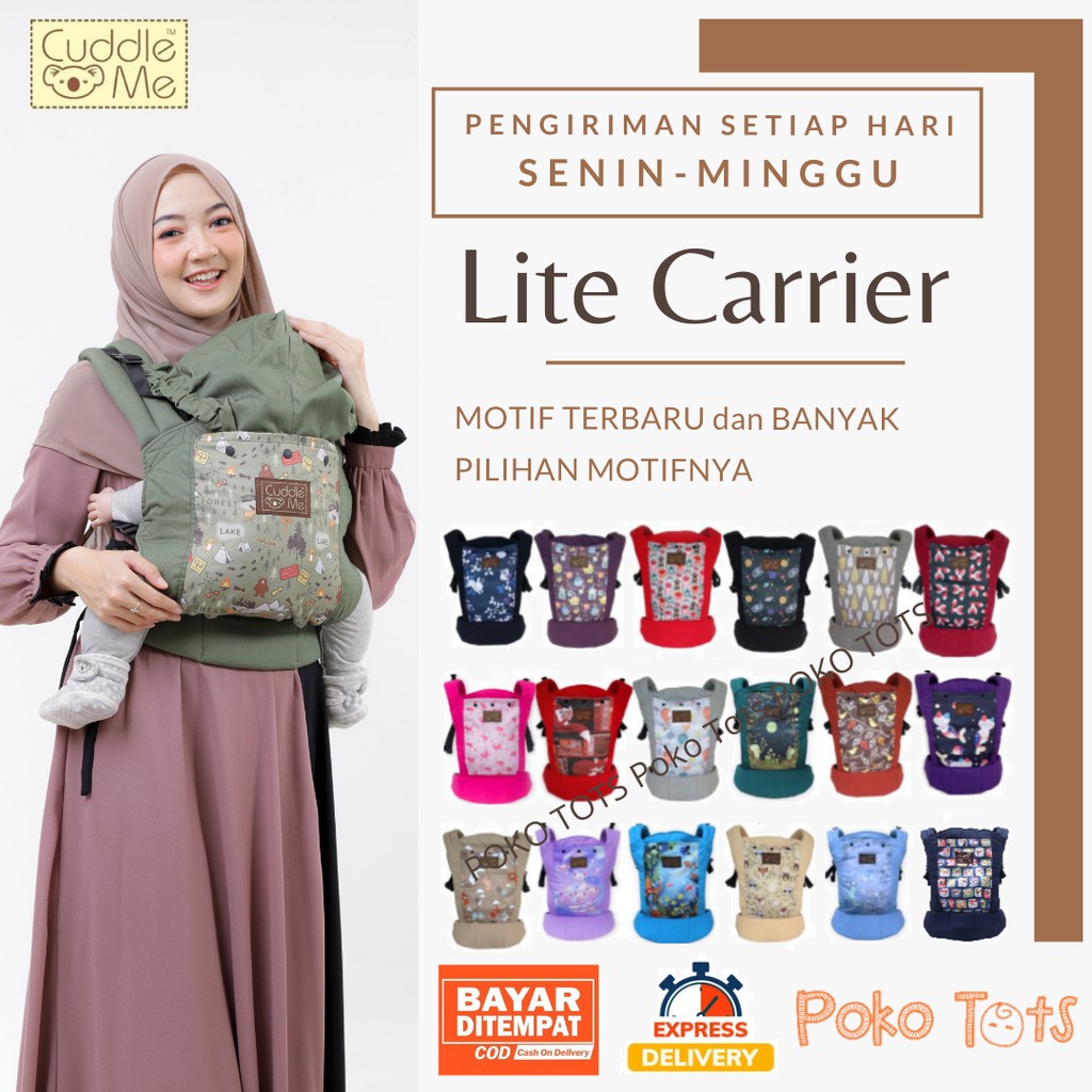 Cuddle Me Lite Carrier Gendongan Bayi Ransel SSC Cuddleme Gendongan LiteCarrier WHS