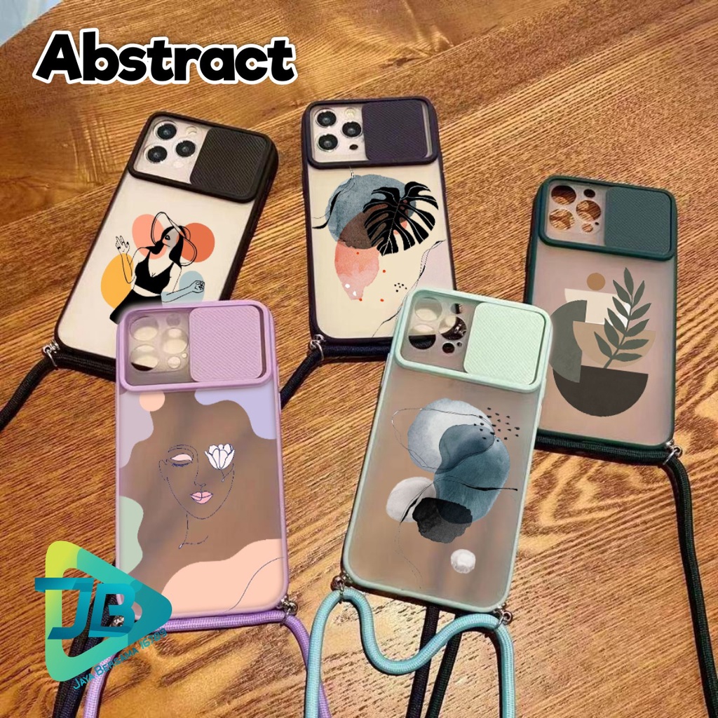 SOFTCASE SLINGCASE SLIDE PELINDUNG KAMERA ABSTRACT SAMSUNG OPPO VIVO REALME IPHONE XIAOMI ALL TYPE JB4943