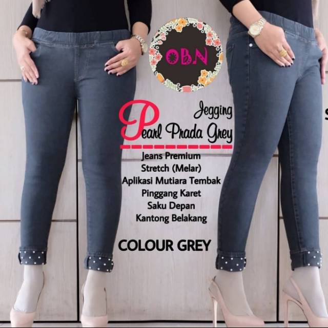 &lt;28 - 35&gt; Jegging Jeans Mutiara | Jeging Jeans Mote | Jegging mutiara | Legging Jeans Mutiara Murah