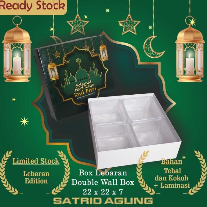 

>*>*>*>*] 22 x 22 x 7 Hampers Lebaran/Box Lebaran/Box Kue Kering/Dus Idul Fitri