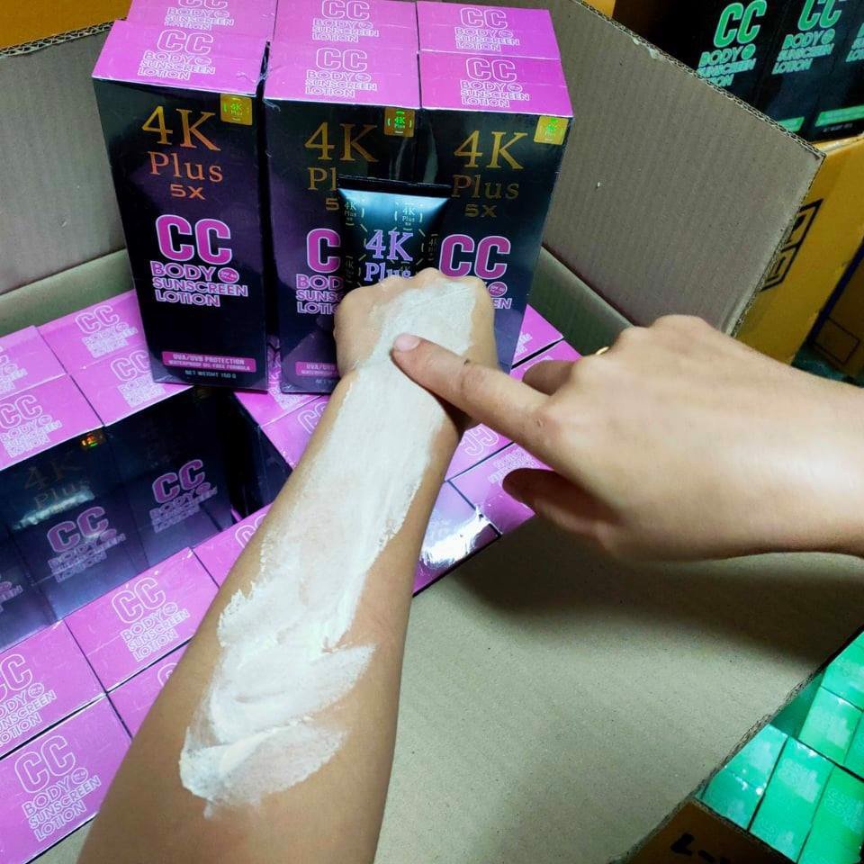 4k Plus 5X CC Body Sunscreen Lotion SPF50PA+++/sunscreen/lotion