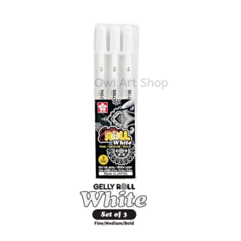 

YKFU Sakura Gelly Roll White Pen Classic (08, 05, 10) [xa -210]