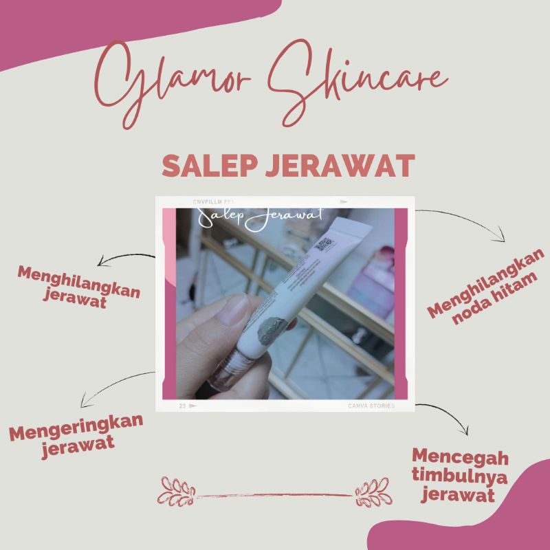 salep jerawat / totol jerawat / glamor skincare/ glamor bpom