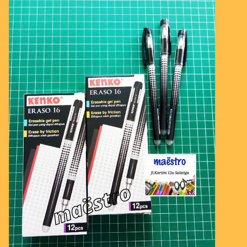 

Bolpen Hapus Erasable Kenko Eraso 16 / Kenko Eraso