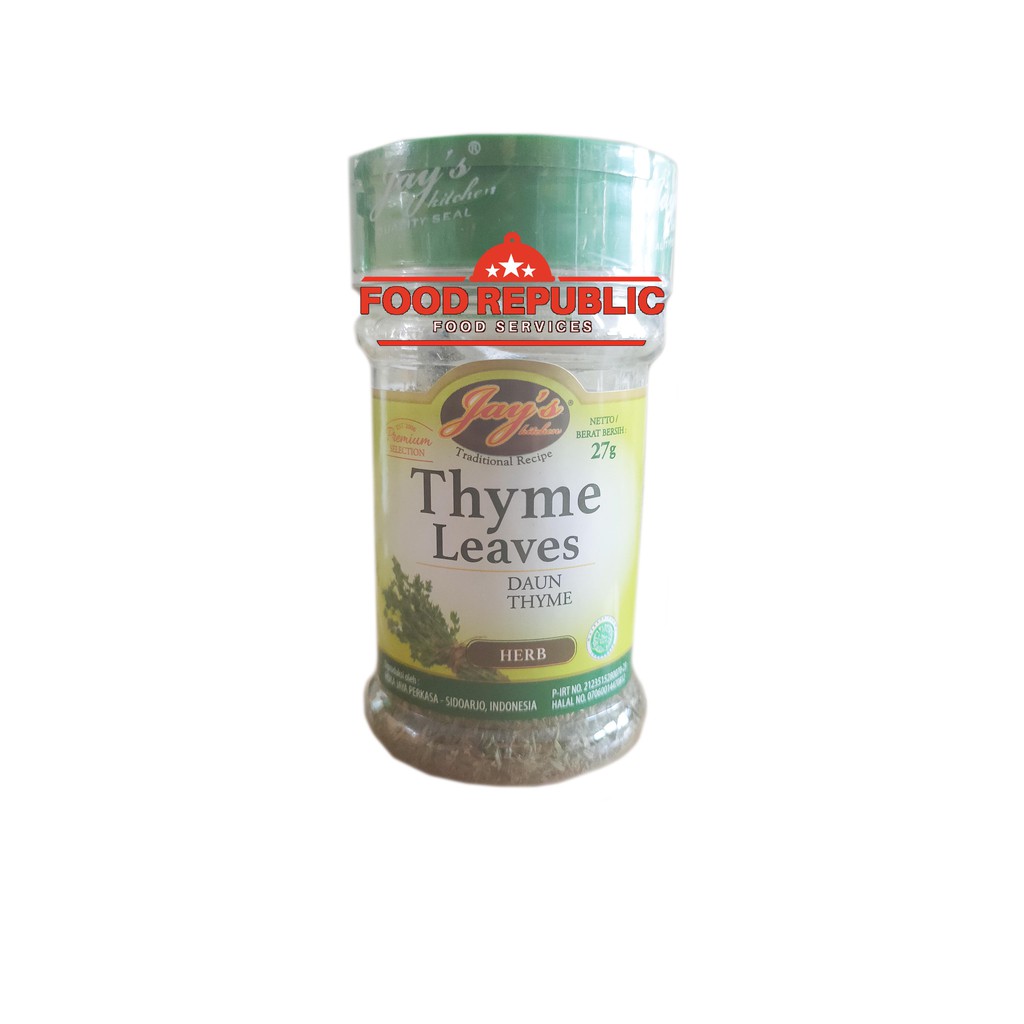 JAYS THYME LEAVES 27 GR - JAYS DAUN TIMI HALAL