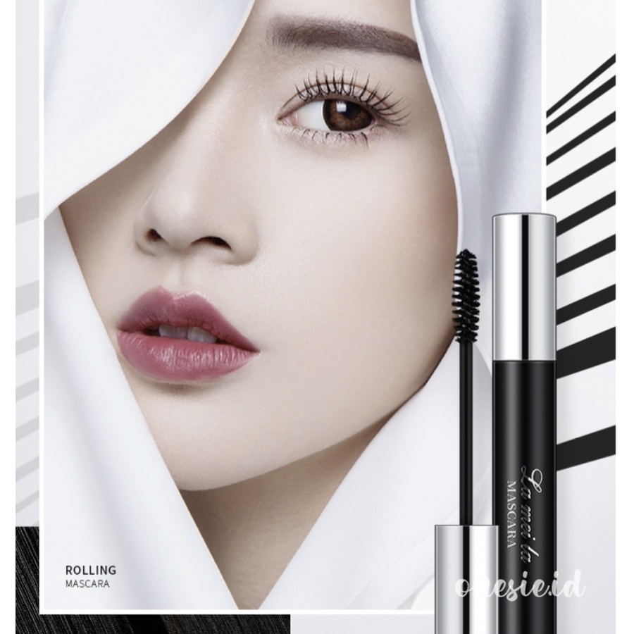 LAMEILA Maskara Black Silver Lash Slender Curling Waterproof Mascara LA097