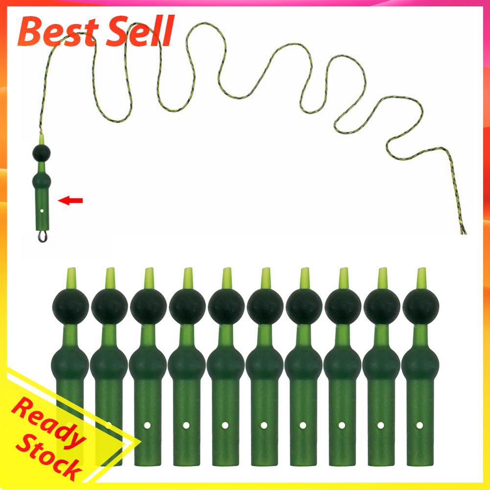 10pcs Tabung Rig Heli Chod Sleeve Bead Untuk Aksesoris Memancing Ikan Kerapu