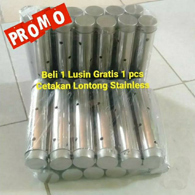 Cetakan lontong Stainless/cetakan lemang/Cetakan Lupis Ketan