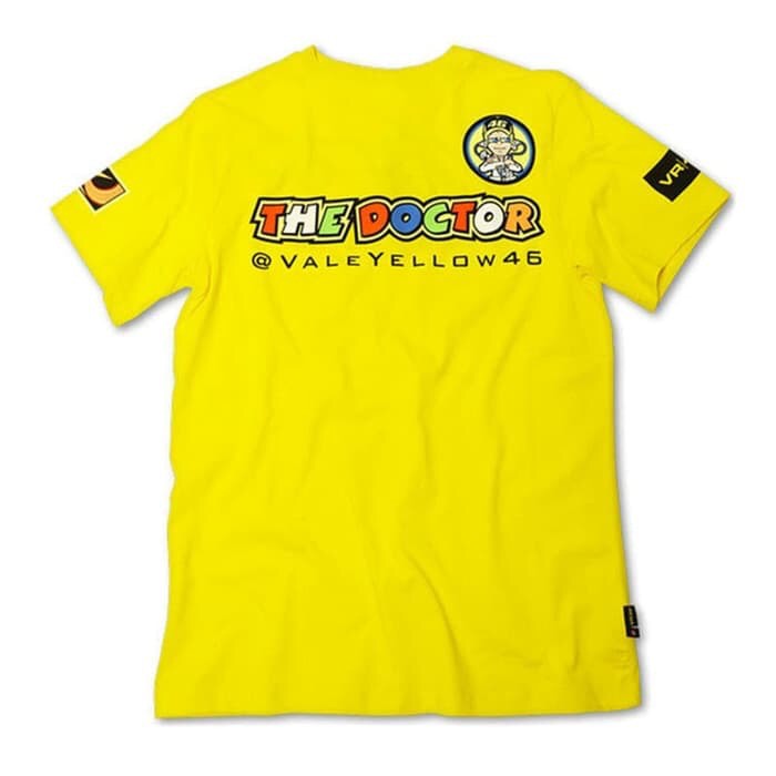 KAOS THE DOCTOR VALENTINO ROSSI V46 BAJU TSHIRT MOTO GP - DEWASA DAN ANAK ANAK - KAOS JUMBO BIG SIZE