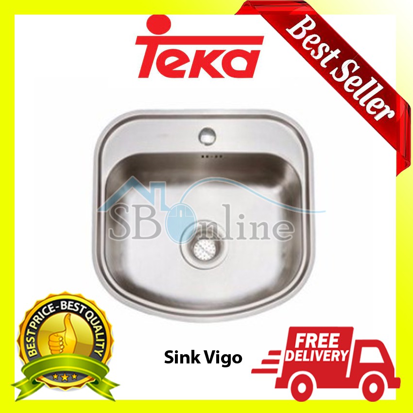 Kitchen Sink by Teka - VIGO 1B S - Stainless Steel