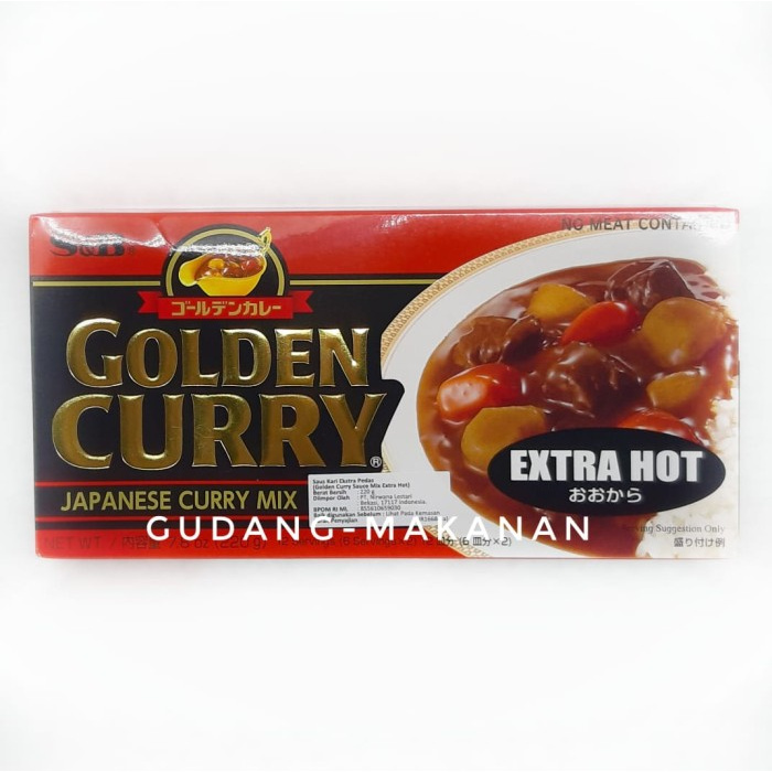 

Ready - S&B Golden Curry 220 Gr - Ekstra Hot