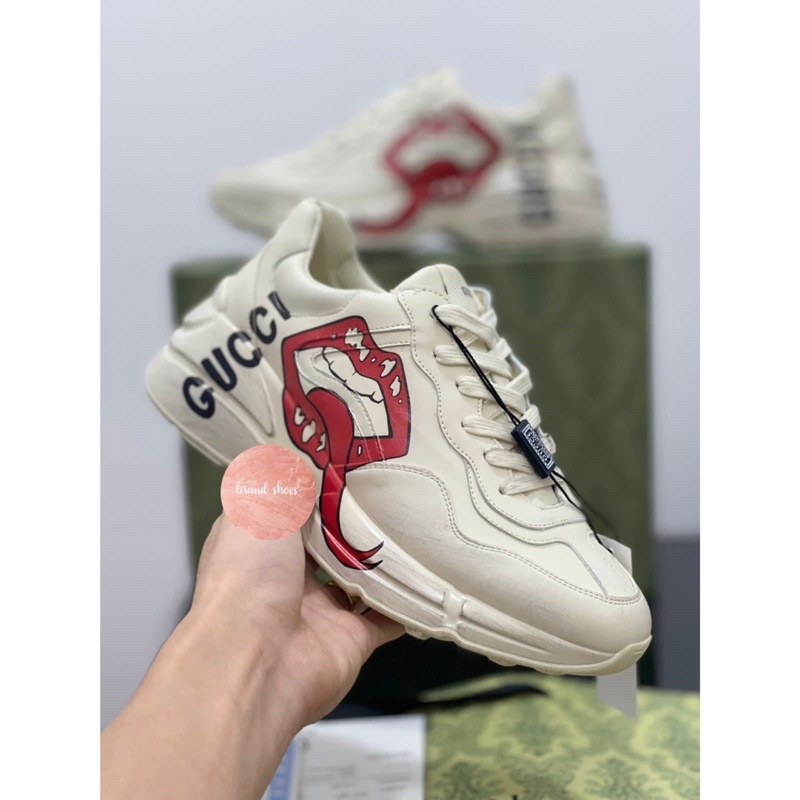 Sepatu Gucci Rhyton Sneaker with Mount Print Original Free Paperbag & Sertifikat