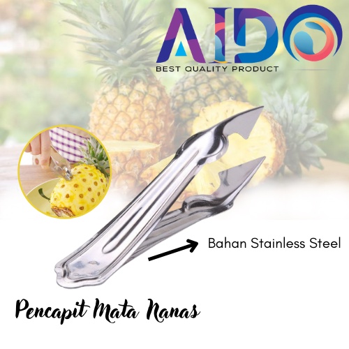 Penjepit Pengupas Mata Nanas Dapur Stainless Steel Biji Nanas 30027