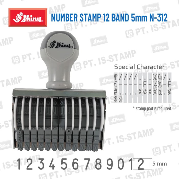 

Jual N 312 Stempel 12 Angka 5 mm Shiny Berkualitas