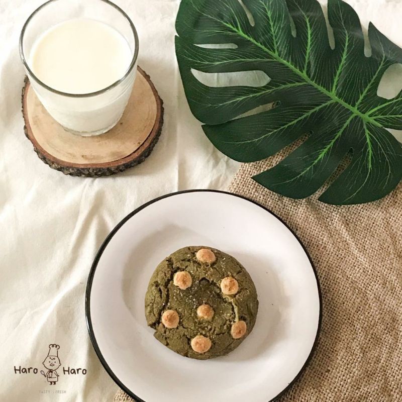 

Matcha Stuffed Cookie/Soft Cookies/Soft Baked Cookies