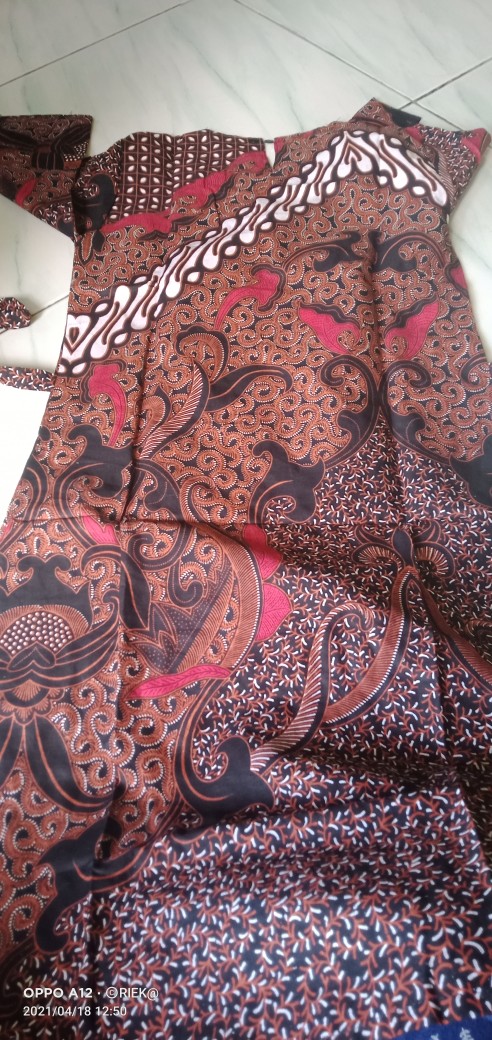 Maura Couple - Sania Ruffle Batik Couple Batik Nusantara Ori Ndoro Jowi Dnt Garansi Termurah