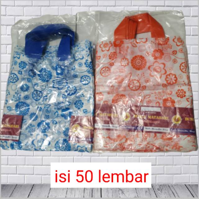 

Soft handle bag/ plastik soft handle 23x25cm isi 50 lembar
