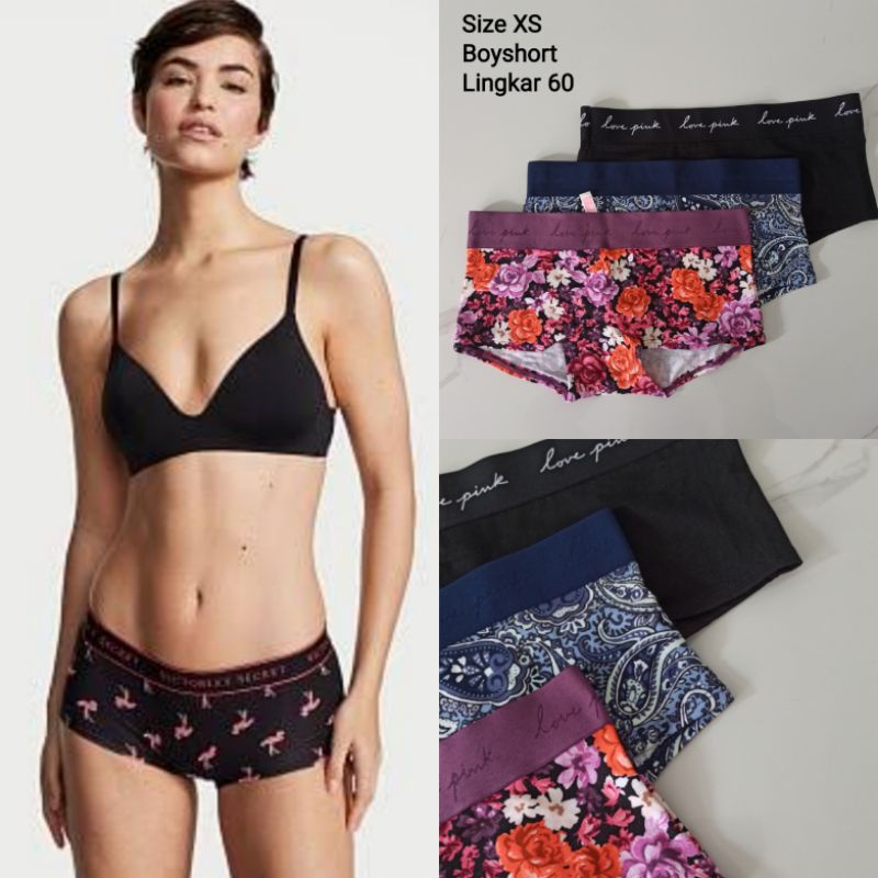 SIZE XS muat UP TO SIZE S !! VICTORIA SECRET &amp; VS PINK PANTY / CELANA DALAM WANITA