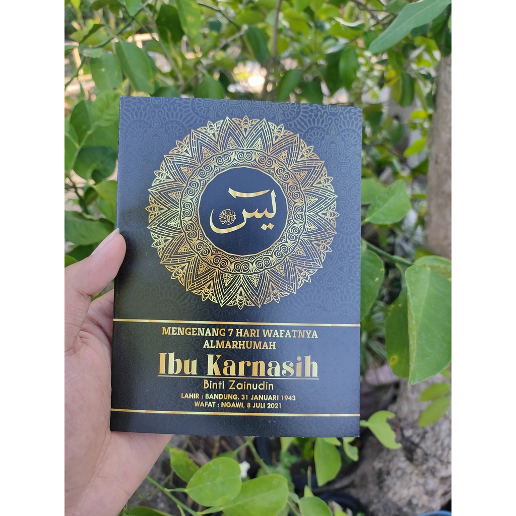 

BUKU YASIN CUSTOM DESAIN