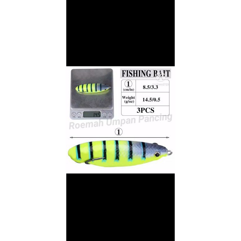 Umpan pancing soft lure ulat geol