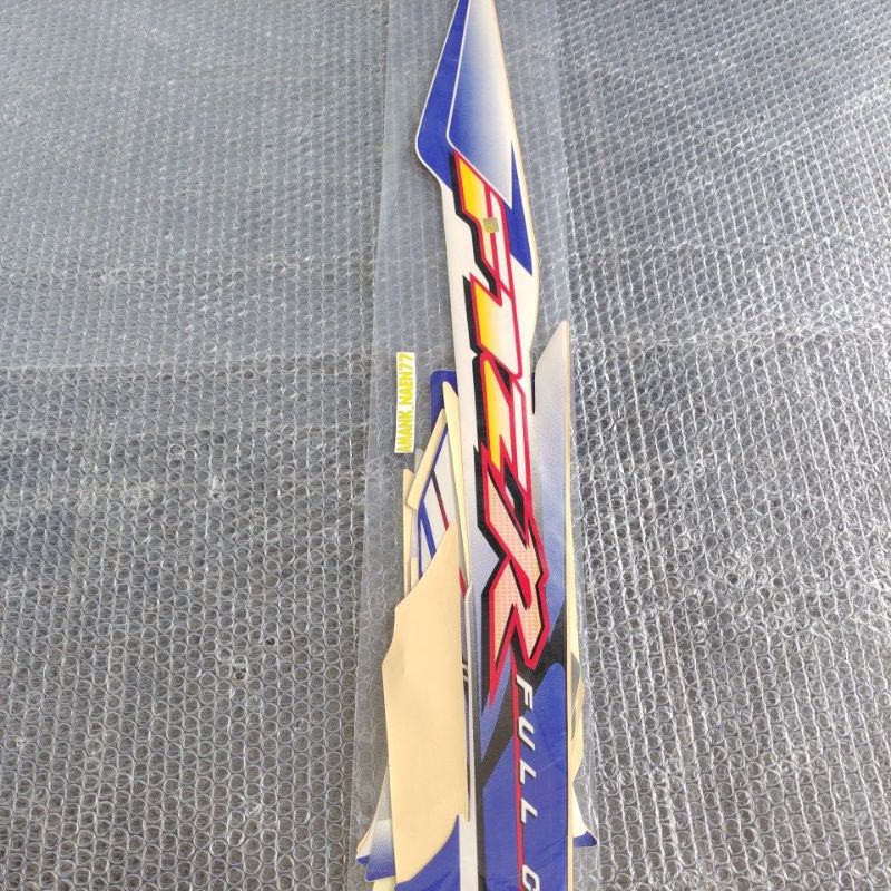 striping f1zr full clutch 2003 biru putih