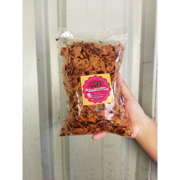 

Basreng pedas daun jeruk (sekiloan)