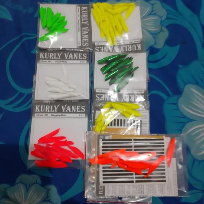 Spin Wing Vanes Spinwing Vanes Kurly Vanes tipe Dayglow