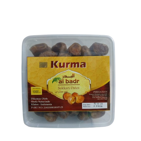

Kurma Sukari Al Badr Premium 1 Kg