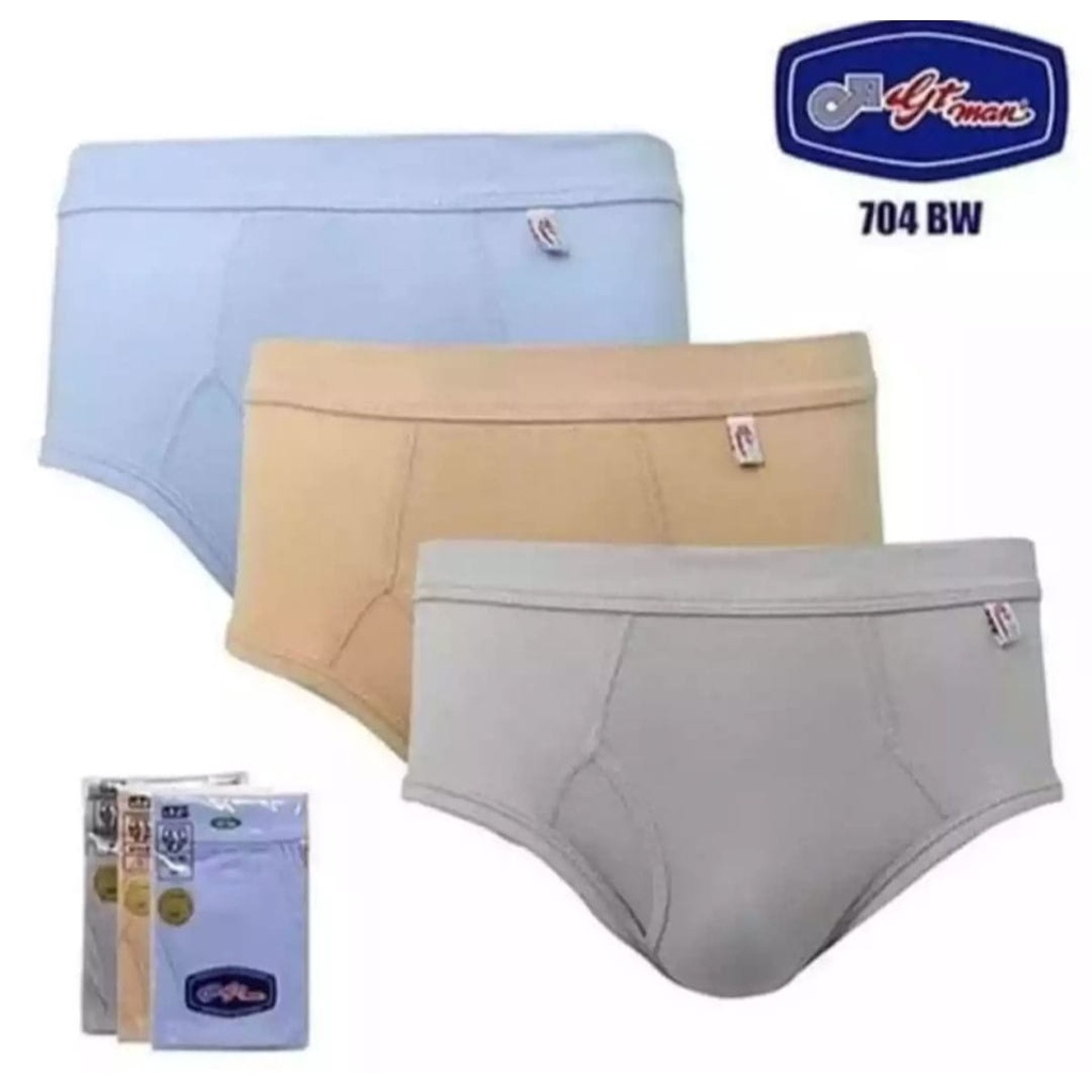 PER 1 PCS CD MERK GT MAN RPG CELANA DALAM PRIA DEWASA - MIX WARNA - TERMURAH