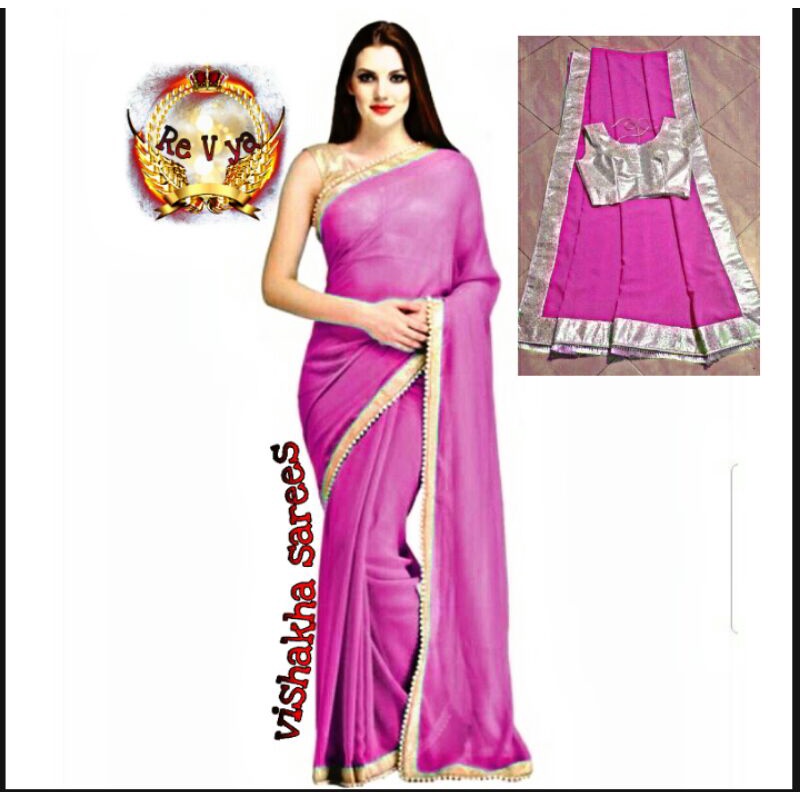 saree india modern murah set choli