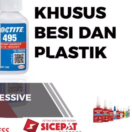 

LOCTITE 495 20GR LEM MATERIAL ORIGINAL - LOCTITE 495 20 GRAM LEM