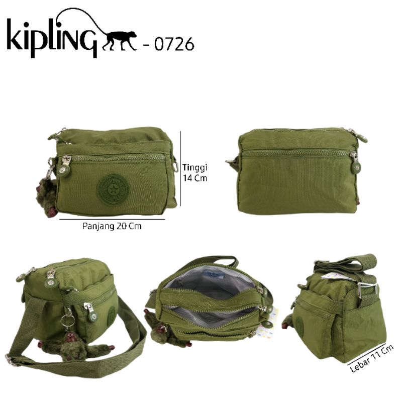 Tas Selempang Kipling Pria dan Wanita ukuran sedang Kualitas Import kode 0726