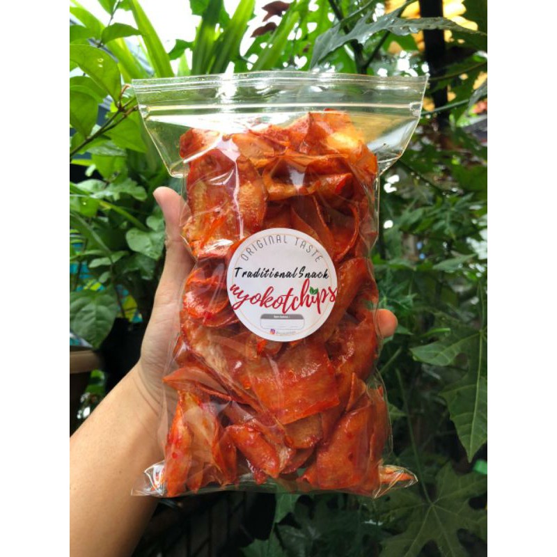 

Keripik Singkong NyokotChips Balado Pedas Manis 250gr