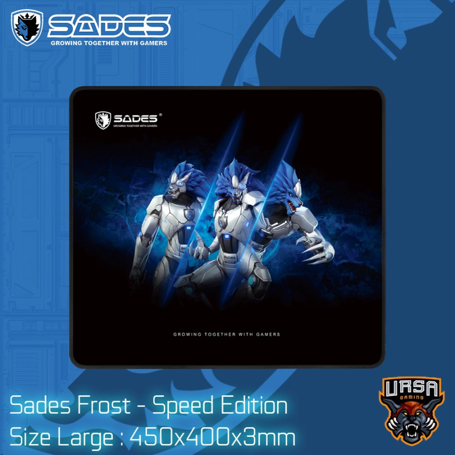 Mousepad Sades Frost Speed Edition SA-P2 - Large 450x400x3MM - Gaming