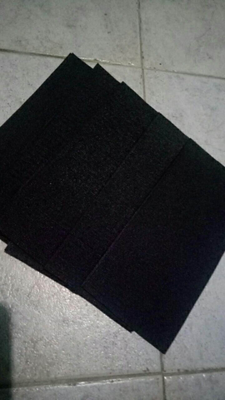 Velcro/perekat Hitam Ukuran 10 Cm