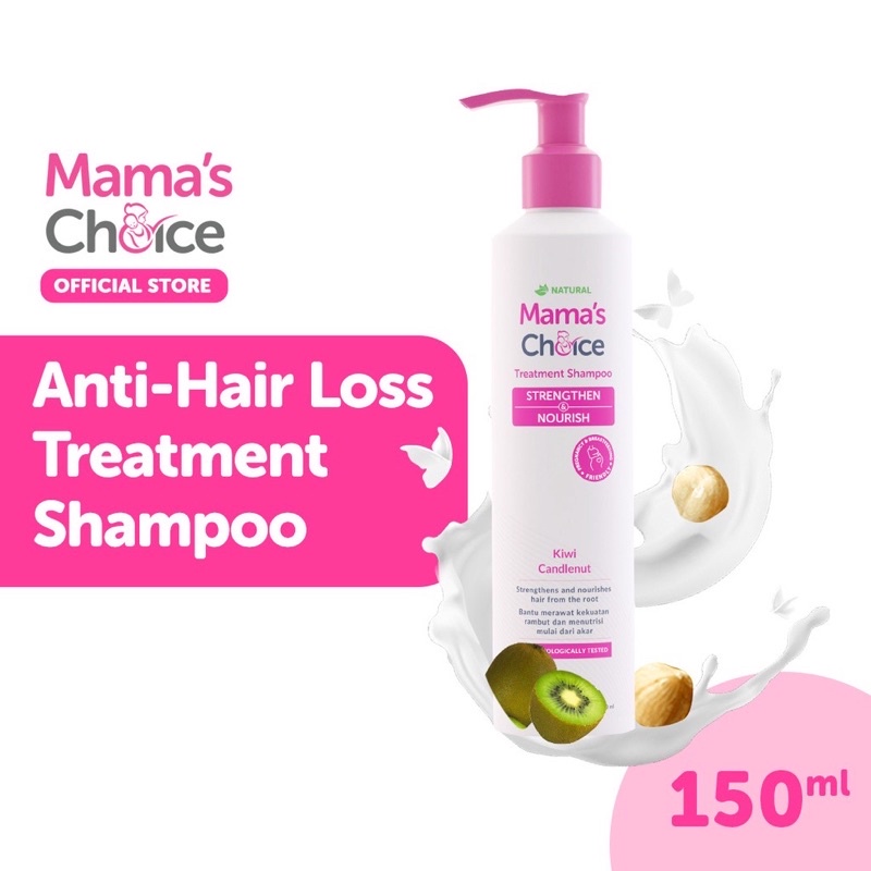 Mama Choice Shampo Conditioner Perawatan Rambut Ibu Hamil Menyusui Anti Rontok Bahan Alami