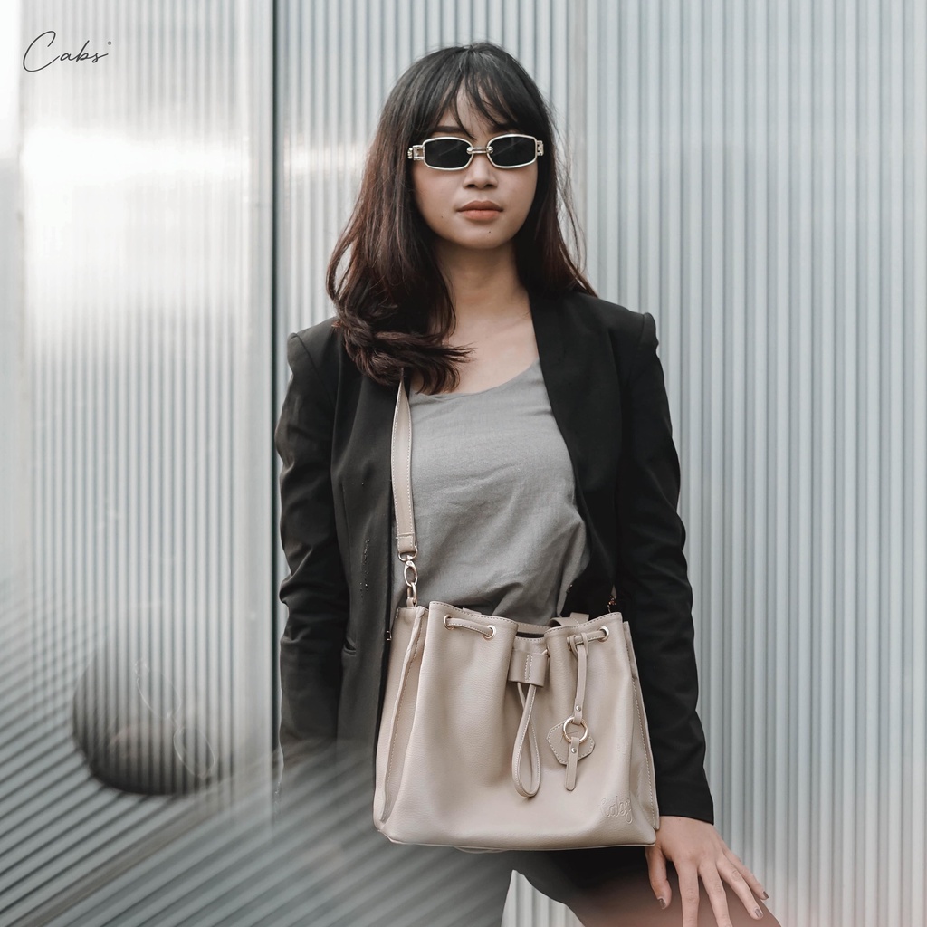 CABS - Bucket Bag Wanita Kekinian Bahan Kulit Serbaguna