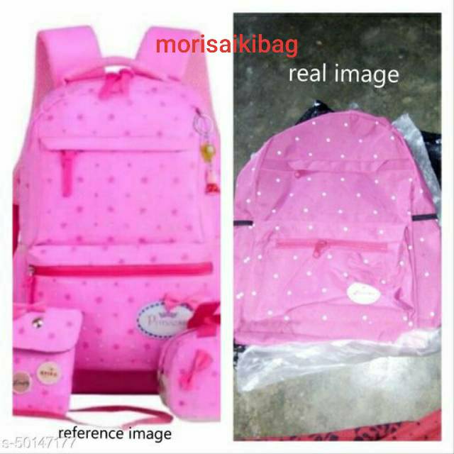 Back Pack Double Decker_Tas Ransel Anak_Lol_Unicorn_Superhero_Paw Patrol_Shopkins Fashion Cewek W5Q3