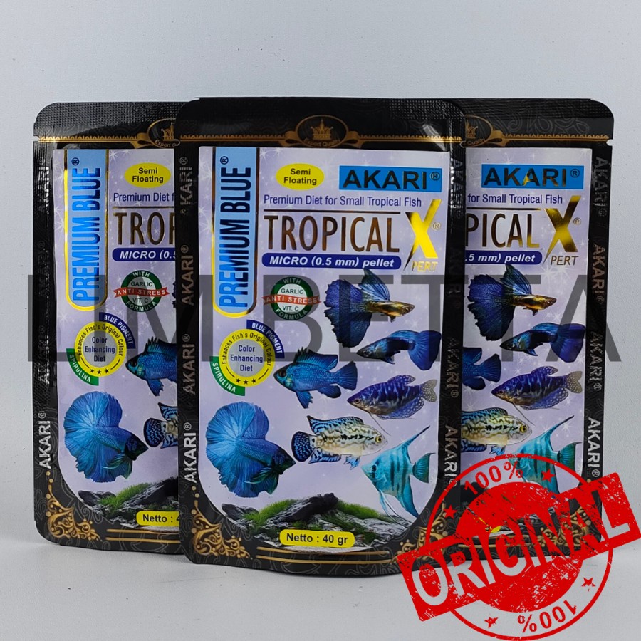 AKARI TROPICAL PREMIUM BLUE 40 GRAM / AKARI TROPICAL X CHILCLID