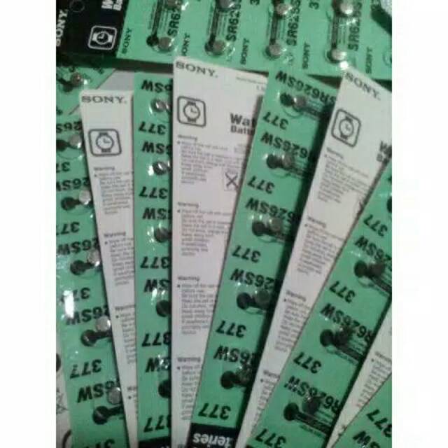 1packHot Sale Baterai Sony Murah SR626SW Satu Papan Isi 10 pcs