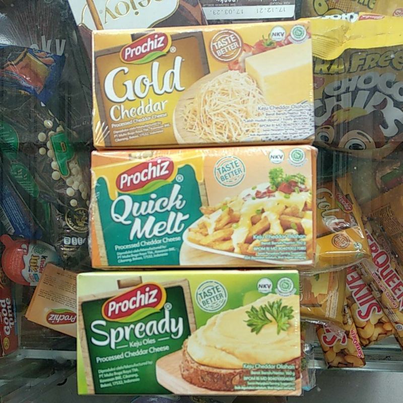 prochiz kraft gold spread quickmelt cheddar keju quick melt cepat leleh oles 165gr 165 gr 160 160gr