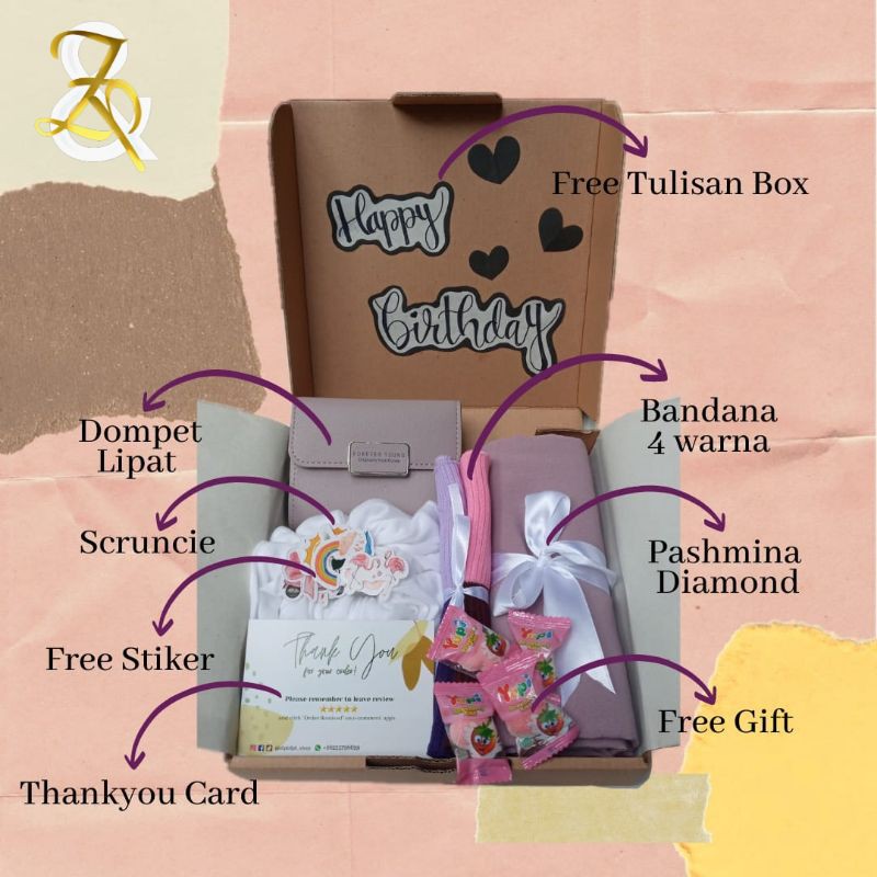 

[Termurah] GIFT BOX /HADIAH ULANG TAHUN /BIRTHDAY GIFT BOX / HADIAH WISUDA / GIFT ANNIVERSARY
