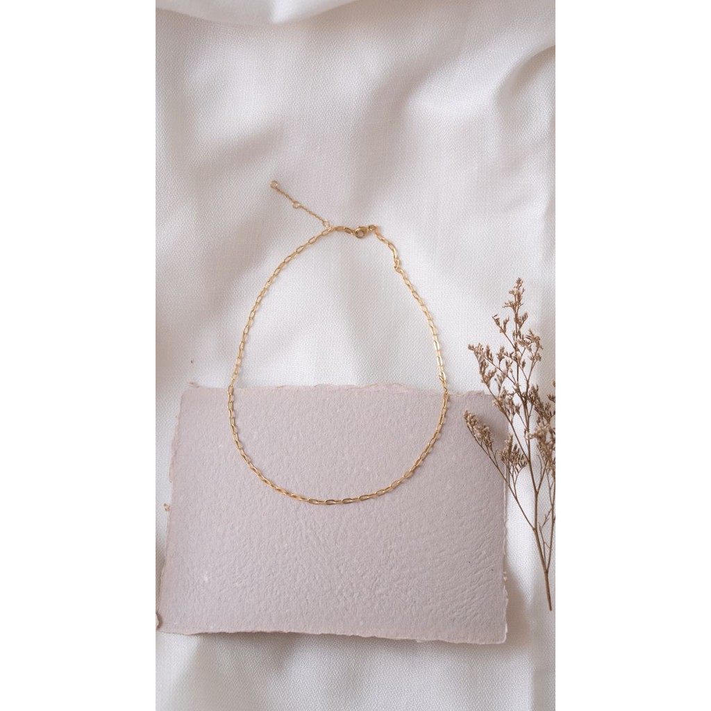 Brielle Kalung Choker Sierra Lapis Emas 14k