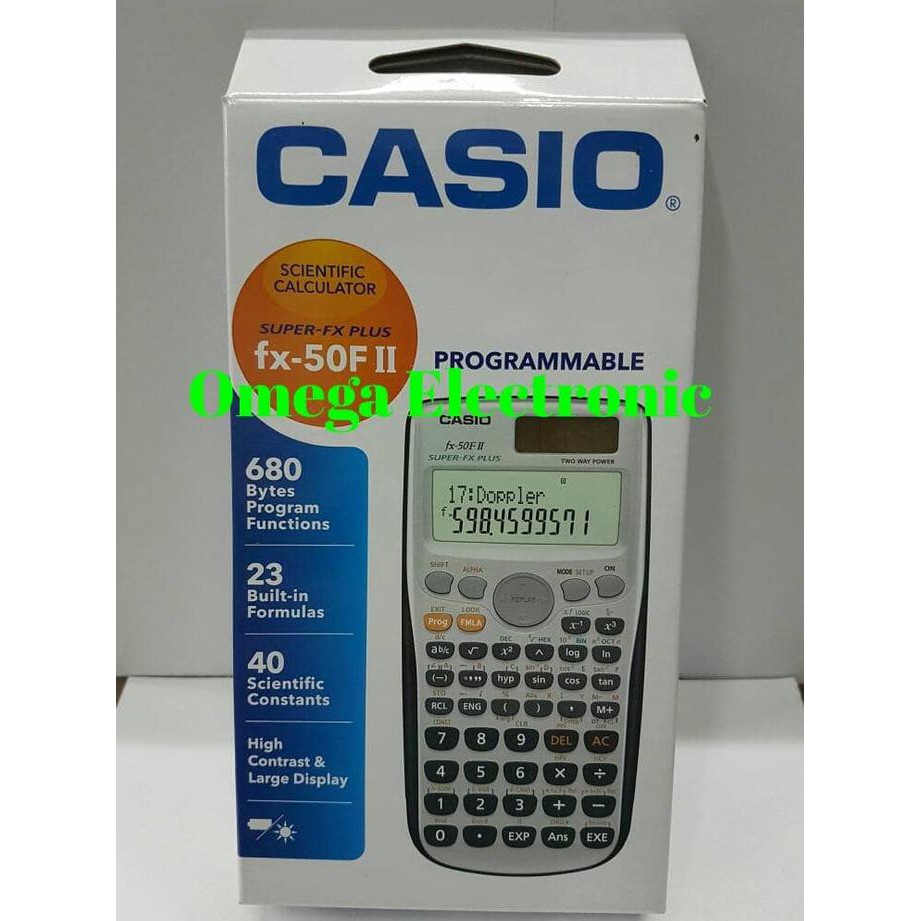 

Casio Fx 50 F Plus Programmable Scientific