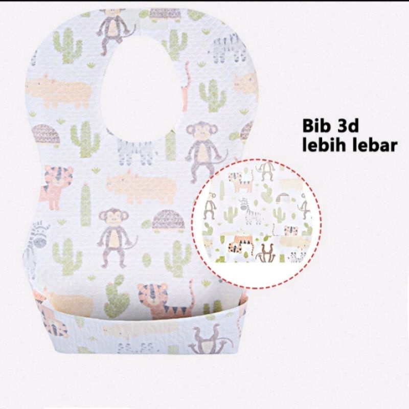 [COD] Bibs Sekali Pakai / Celemek Travel/Celemek makan bayi sekali pakai