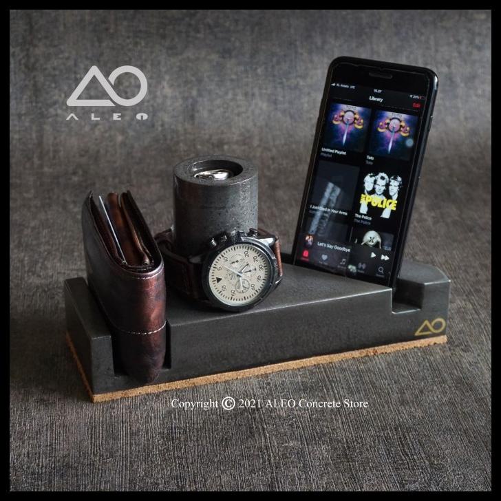 

BEST SELLER !!! DESK ORGANIZER - HANDMADE CONCRETE / SEMEN COMPOSITE TERLARIS