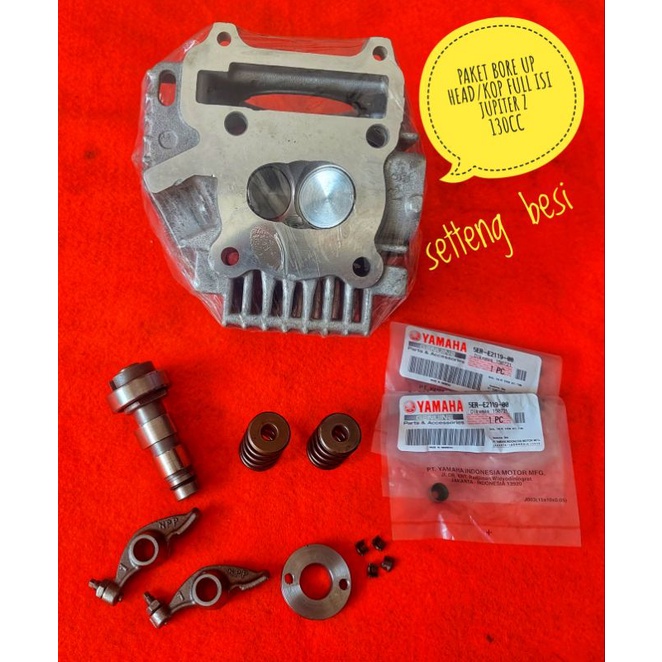 PAKET HEAD/KOP BORE UP JUPITER Z 130CC TEMLAR STD