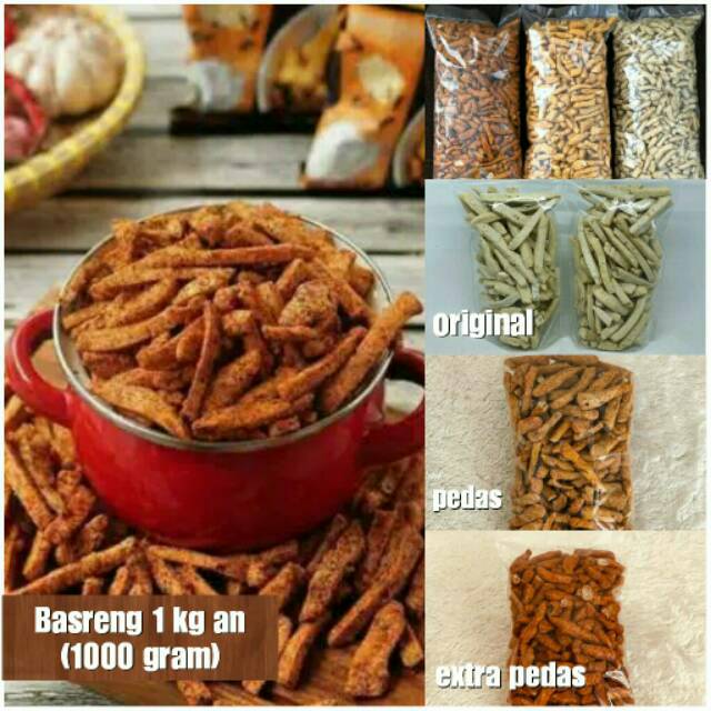 

1 kg Basreng kiloan / Basreng pedas original extra pedas